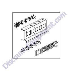 90318 Receptacle Panel 2 x 5-20R 3 x L6-30R 1 x 50A Generac Magnum MLG15-MLG20 Mobile Diesel Generator