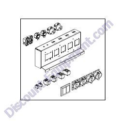 90317 Receptacle Panel 2 x 5-20R 1 x TT-30 Generac Magnum MLG15-MLG20 Mobile Diesel Generator