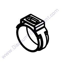 60778 Clamp Hose .188 Fuel Hose Generac Magnum MLG15-MLG20 Mobile Diesel Generator