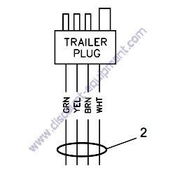 REF #2 - 10499 Assembly Trailer Light Harness Generac Magnum MLG15-MLG20 Mobile Diesel Generator