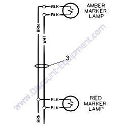 REF #3 - 10265 Harness Right Side Trailer Generac Magnum MLG15-MLG20 Mobile Diesel Generator