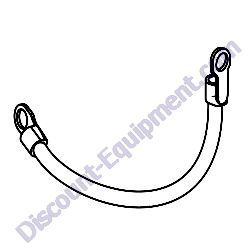 68265 Cable Battery 22" 2GA Red 3/8" 3/8" Generac Magnum MMG45IF4 Mobile Diesel Generator