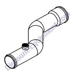 37448 Weldment Air Intake Pipe Generac Magnum MMG45IF4 Mobile Diesel Generator