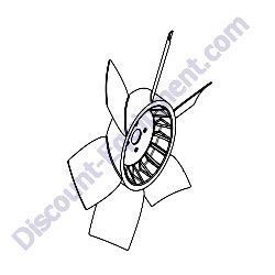 33779 Fan Engine 19.0 Generac Magnum MMG45IF4 Mobile Diesel Generator