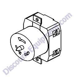 18089 Receptacle 240V/50A Twist Lock Generac Magnum MMG45IF4 Mobile Diesel Generator