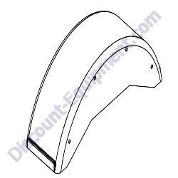 11381 Fender Plastic Single 14" Tire Generac Magnum MMG45IF4 Mobile Diesel Generator