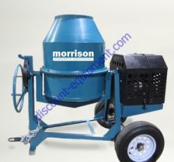 Morrison MC12SH390 Concrete Mixer 12 CU.FT. GX390 Honda Engine Steel Drum Bartelll