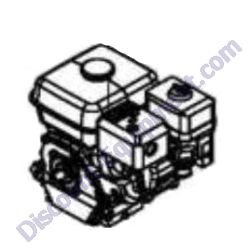 3000001-2 HONDA ENGINE GX160 TK Equipment MVP125 Plate Compactor