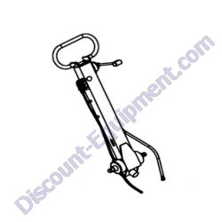 3006000-2 HANDLE ASSEMBLY TK Equipment MVP125 Plate Compactor