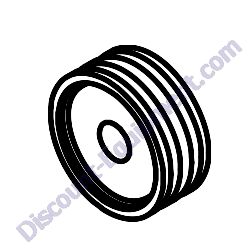 45048-07 CLUTCH 1" BORE STD DUTY Miller Curber MC655 Curb Machine
