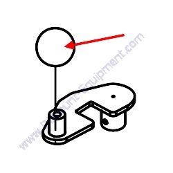 MS0400 JACK HANDLE KNOB Miller Curber MC650 Curb Machine