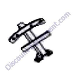 REF #80 - T306-2 Paddle Center Right Four Holes Transmission Morrison MM9H240 Mortar Plaster Mixer