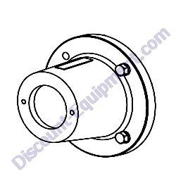 17754 PUMP-TO-MOTOR ADAPTER MBW MM121 Hydraulic Mortar Plaster Mixer