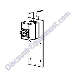 17757 SWITCH MOUNTING PLATE MBW MM121 Hydraulic Mortar Plaster Mixer