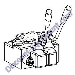 17510 VALVE BLOCK MBW MM121 Hydraulic Mortar Plaster Mixer