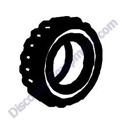 17305 BEARING 1-1/16" Cup & Cone MBW MM121 Hydraulic Mortar Plaster Mixer