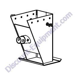 17488 FRONT LEG MBW MM121 Hydraulic Mortar Plaster Mixer