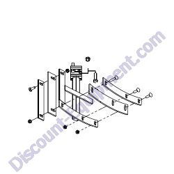 17623 PADDLE ASM END LEFT MBW MM60 Mortar Plaster Mixer