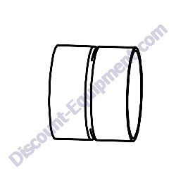 22600 (16784) PULLEY FLAT IDLER MBW MM80 Mortar Plaster Mixer