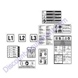 37695 Decal Safety Small F4 Generac Magnum MDG25IF4 Diesel Generator