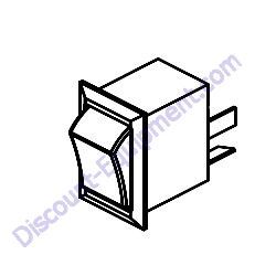 66996 Switch rocker on/-/off/on Generac Magnum MDG100DF4 Diesel Generator