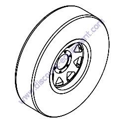 15540 Wheel ST205/75R15 Generac Magnum MDG100DF4 Diesel Generator