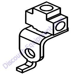 19252 Fitting strt .188 brake line T-w/bracket Generac Magnum MDG100DF4 Diesel Generator