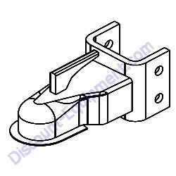 A0002068571 (19519) Coupler 2.31" Ball Generac Magnum MDG100DF4 Diesel Generator