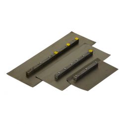 Bartell 20662 Box of 4 Trowel Finish Blades Grizzly 6"x18"x.075" W / Hardware