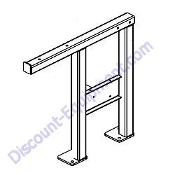 10000018822 Bracket exhaust DOC side Generac Magnum MDG150DF4 Diesel Generator