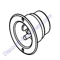 65285 Receptacle 125V/15A Inlet Generac Magnum MDG150DF4 Diesel Generator