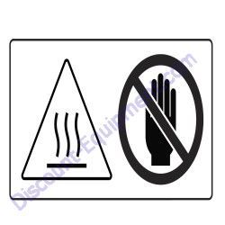 51552 High Temp Warning Decal Generac Magnum MDG150DF4 Diesel Generator