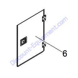 REF #6 - 10000017429 Assembly control door top Generac Magnum MDG175DF4 Diesel Generator