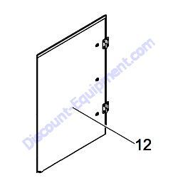 REF #12 - 10000023525 Assembly front panel left Generac Magnum MDG175DF4 Diesel Generator