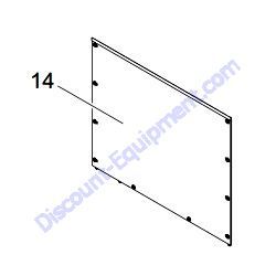 REF #14 - 10000023519 Assembly front panel Generac Magnum MDG175DF4 Diesel Generator