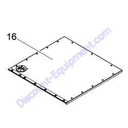 REF #16 - 10000018537 Panel top cover front Generac Magnum MDG175DF4 Diesel Generator