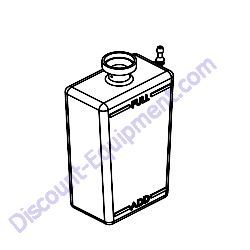 24952 Jug overflow 2.5 quart Generac Magnum MDG250DF4 Diesel Generator