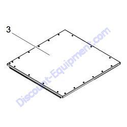 REF #3 - 10000018574 Panel top plate back Generac Magnum MDG250DF4 Diesel Generator