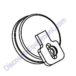 55104 Cap fuel fill 3.50 green Generac Magnum MDG250DF4 Diesel Generator