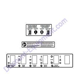 51551 Safety Decal Set Generac Magnum MDG250DF4 Diesel Generator