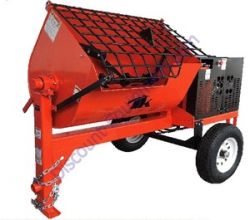 TK HM16-E7 0 16 Cu. Ft. Hyd Mortar Mixer W/7 HP 230V 1PH Baldor Elec (UNWIRED) Plus Free Tow Pole