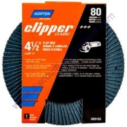 70184609165 Norton Clipper Classic Metal Flap Disc 4-1/2" x 5/8"-11 80G Genuine OEM Parts (5/PK)