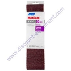 07660702238 Norton Clipper 3" X 24" SANDING BELT 50G Genuine OEM Parts (5/PK)