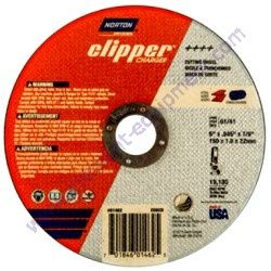 70184601462 Norton Clipper 6 x .045 x 7/8 Charger Metal Cut-Off Wheel Type 01/41 Genuine OEM Parts (25/PK)