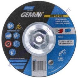 66252940148 Norton Clipper 7 x 1/4 x 5/8-11 Classic Metal Grinding Hub Type 27 Genuine OEM Parts (10/PK)