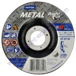 66252843604 Norton Clipper 4-1/2" x .045 x 7/8" Charger Clipper Metal Grinding Type 27/42 Genuine OEM Parts (25/PK)