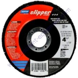 70184601595 Norton Clipper 4-1/2 x 7/8 Classic Rapid Strip Disc Xtra Coarse Type 27 Genuine OEM Parts (10/PK)