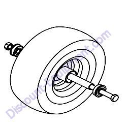 10347-K Wheel Kit Barreto 912HM Wheeled Trencher