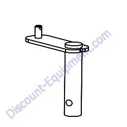 10244 DUMP VALVE ARM Barreto 912HM Wheeled Trencher