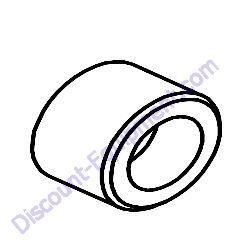 10236 SPOOL SPACER Barreto 912HM Wheeled Trencher